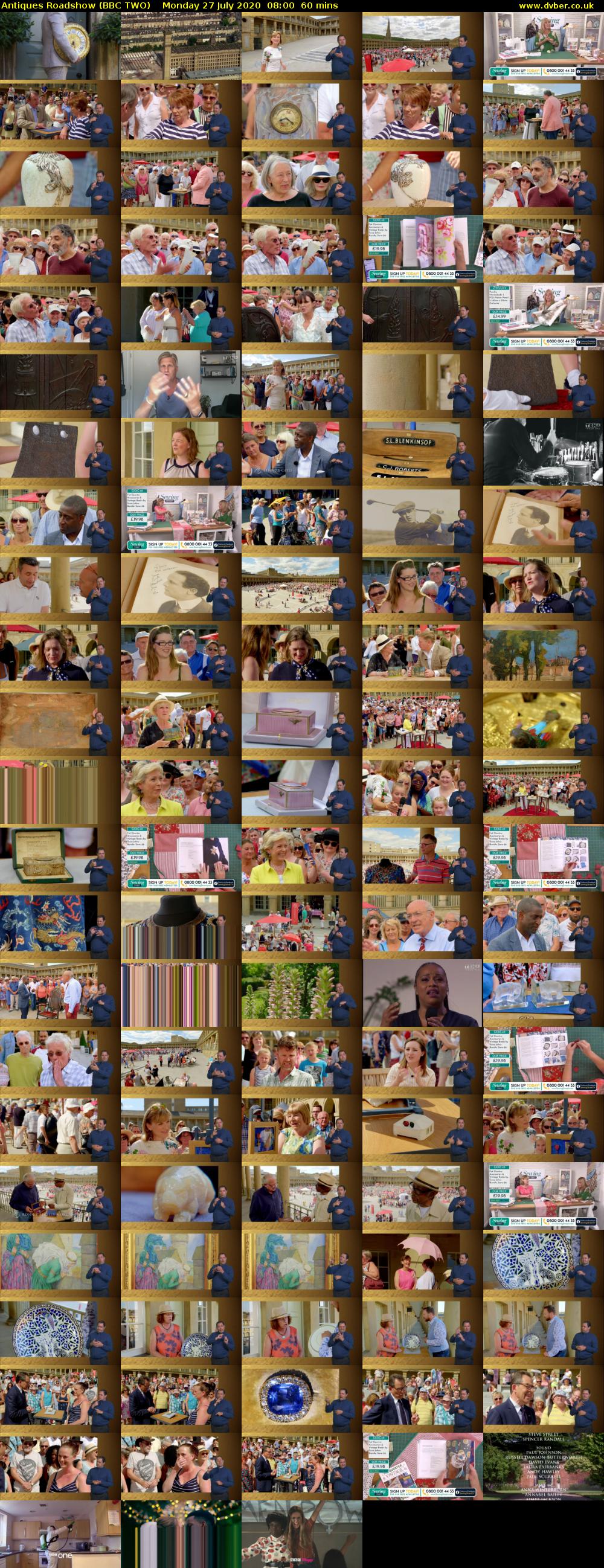 Antiques Roadshow (BBC TWO) Monday 27 July 2020 08:00 - 09:00