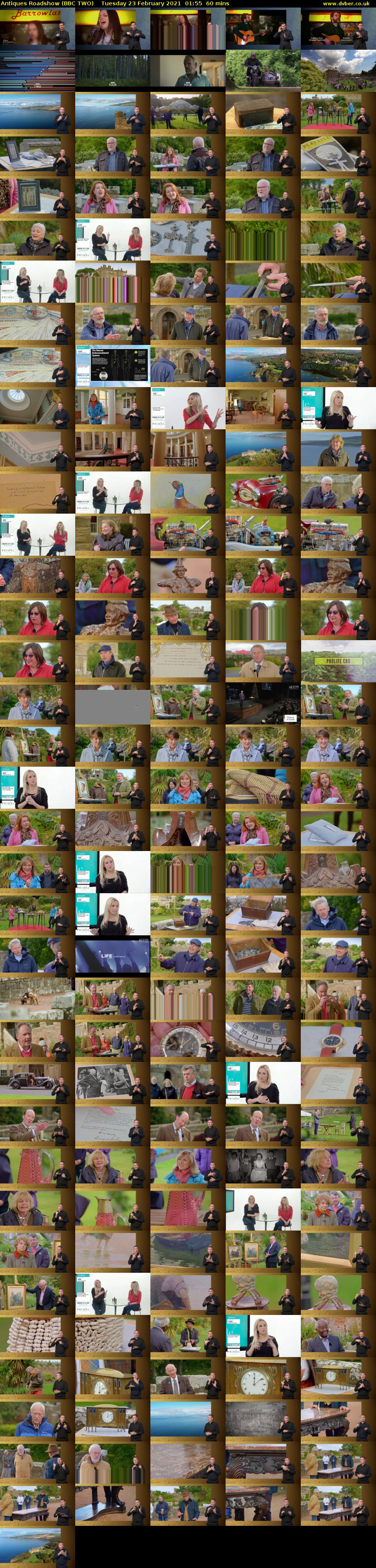 Antiques Roadshow (BBC TWO) Tuesday 23 February 2021 01:55 - 02:55