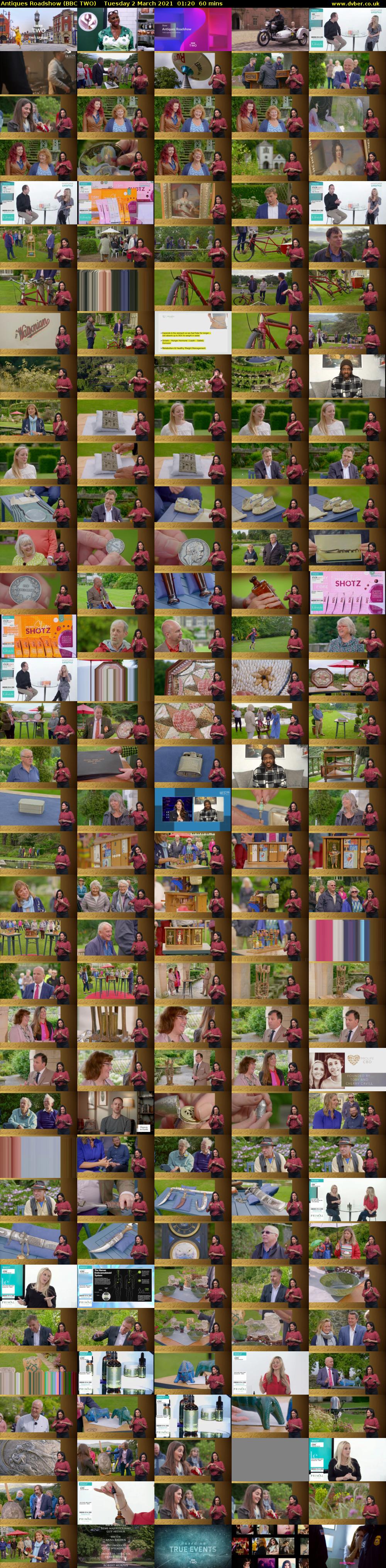 Antiques Roadshow (BBC TWO) Tuesday 2 March 2021 01:20 - 02:20