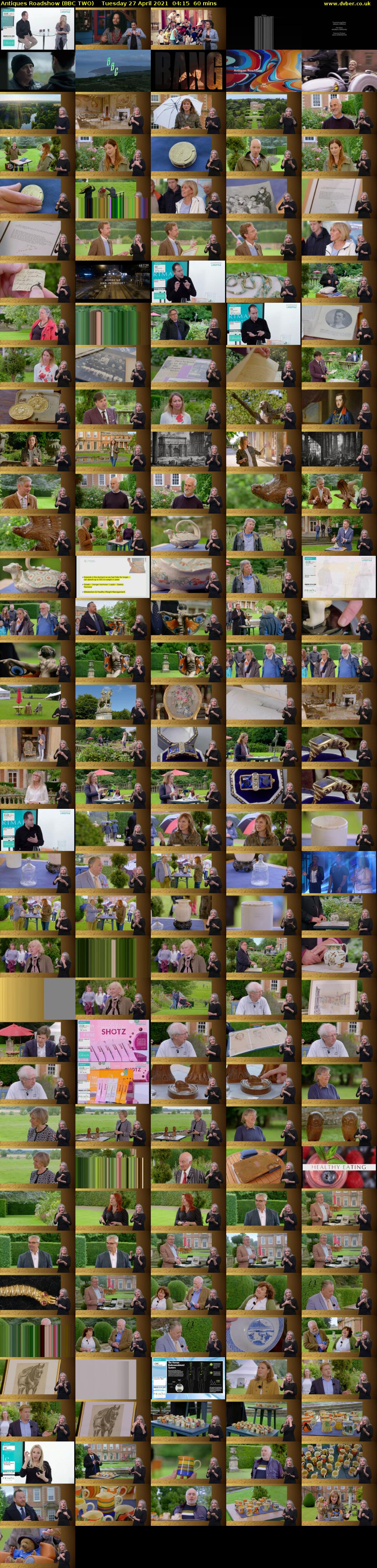 Antiques Roadshow (BBC TWO) Tuesday 27 April 2021 04:15 - 05:15