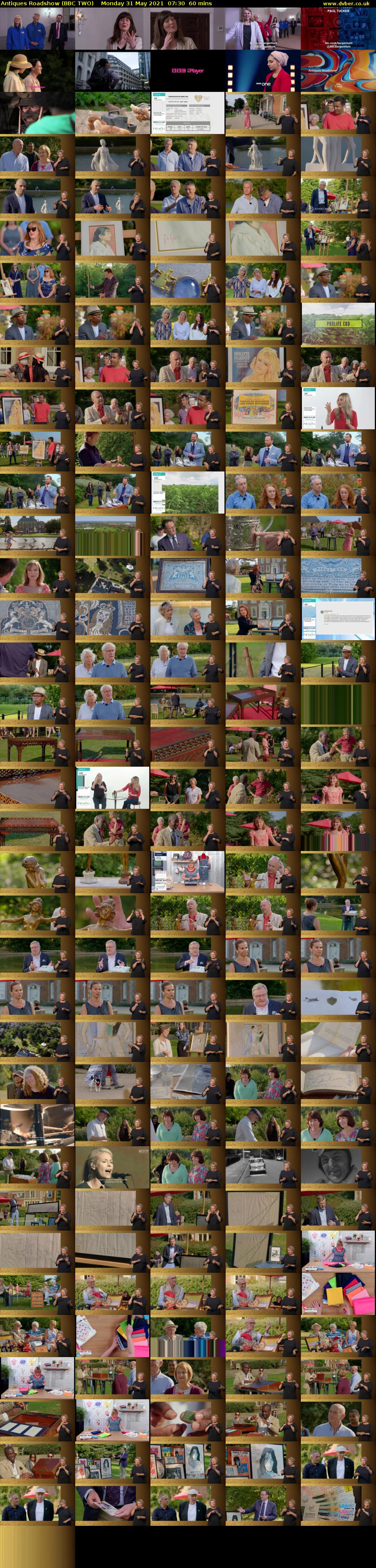 Antiques Roadshow (BBC TWO) Monday 31 May 2021 07:30 - 08:30
