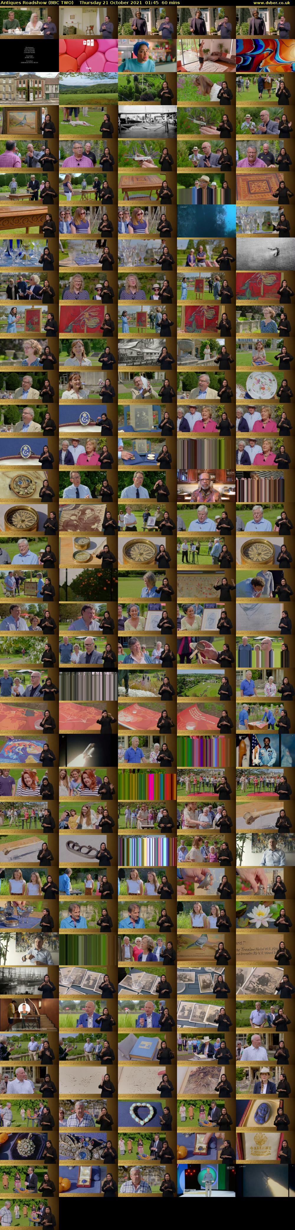 Antiques Roadshow (BBC TWO) Thursday 21 October 2021 01:45 - 02:45