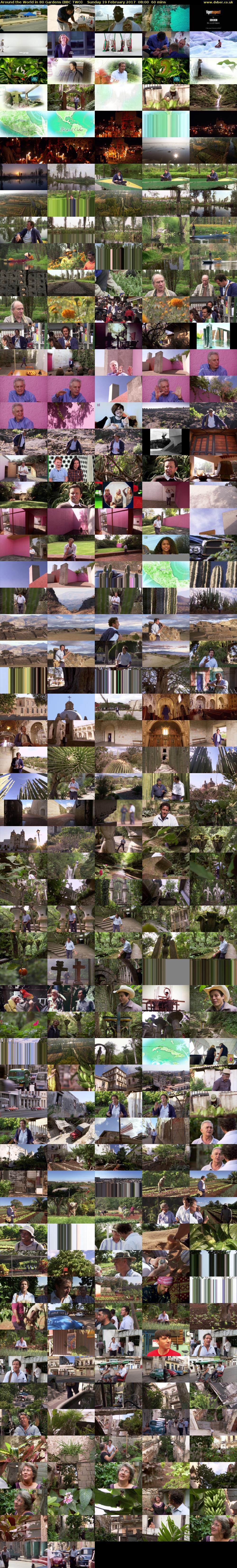 Around the World in 80 Gardens (BBC TWO) Sunday 19 February 2017 08:00 - 09:00