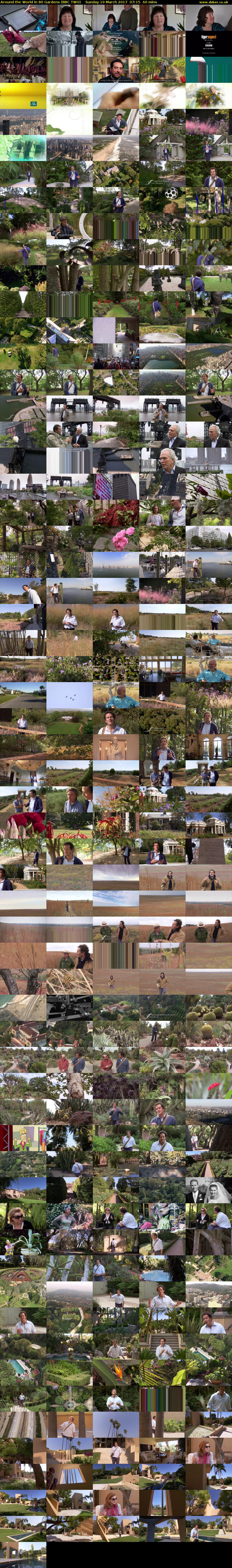 Around the World in 80 Gardens (BBC TWO) Sunday 19 March 2017 07:15 - 08:15