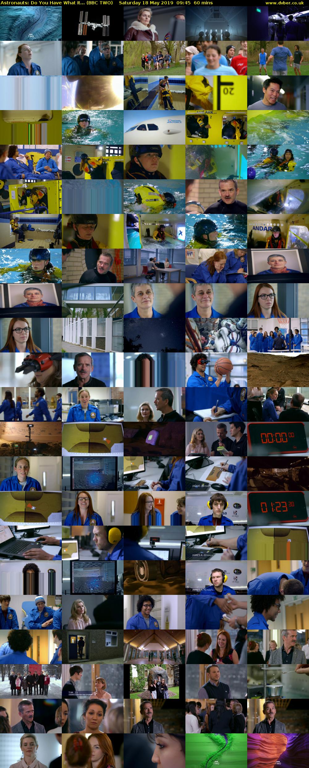 Astronauts: Do You Have What It... (BBC TWO) Saturday 18 May 2019 09:45 - 10:45