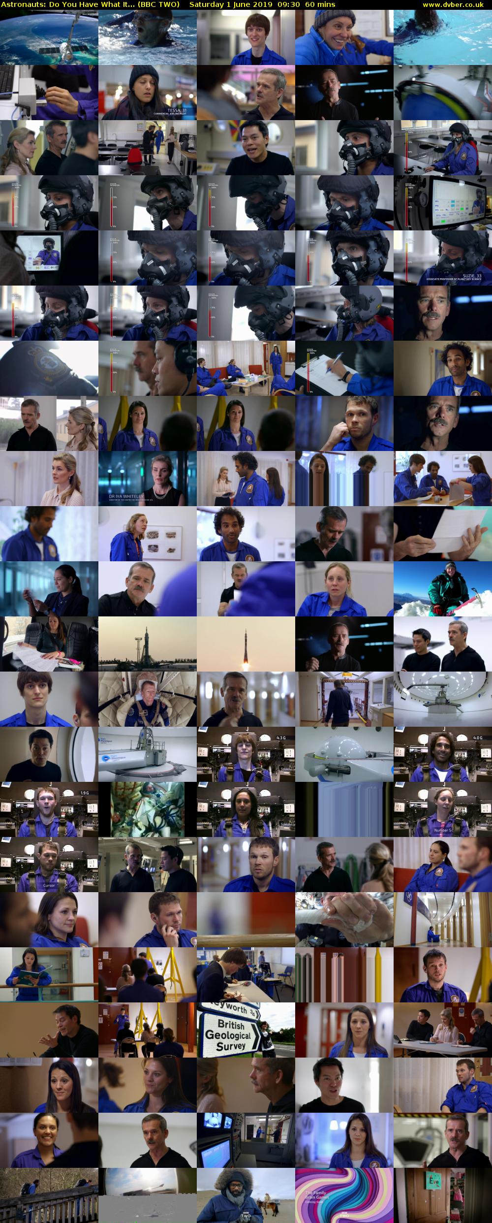 Astronauts: Do You Have What It... (BBC TWO) Saturday 1 June 2019 09:30 - 10:30