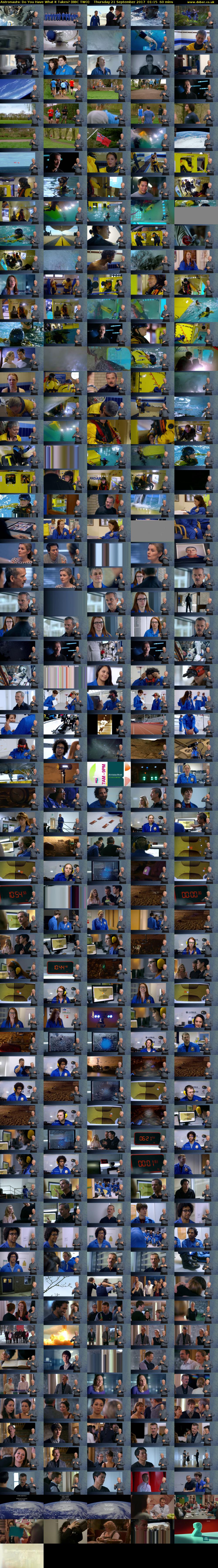 Astronauts: Do You Have What It Takes? (BBC TWO) Thursday 21 September 2017 01:15 - 02:15