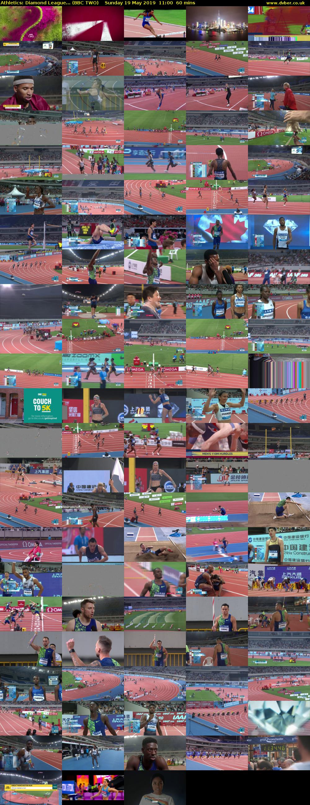 Athletics: Diamond League... (BBC TWO) Sunday 19 May 2019 11:00 - 12:00
