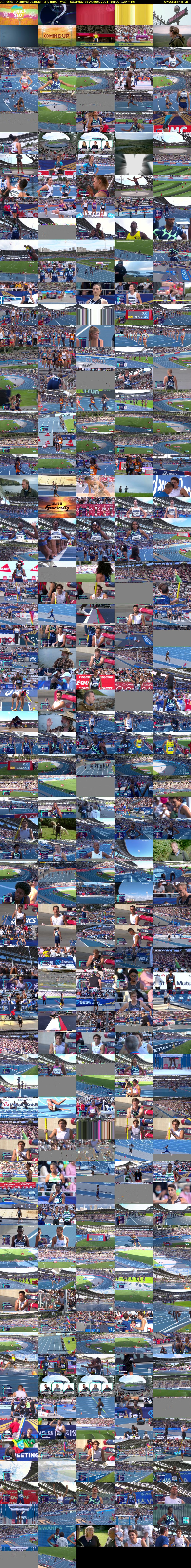 Athletics: Diamond League Paris (BBC TWO) Saturday 28 August 2021 15:00 - 17:00