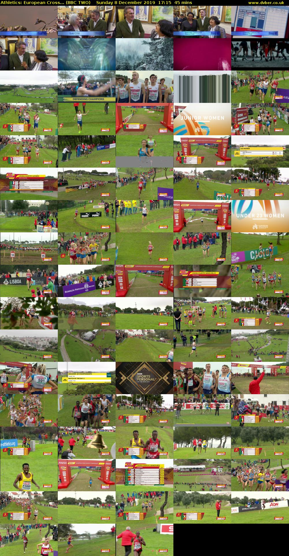 Athletics: European Cross... (BBC TWO) Sunday 8 December 2019 17:15 - 18:00
