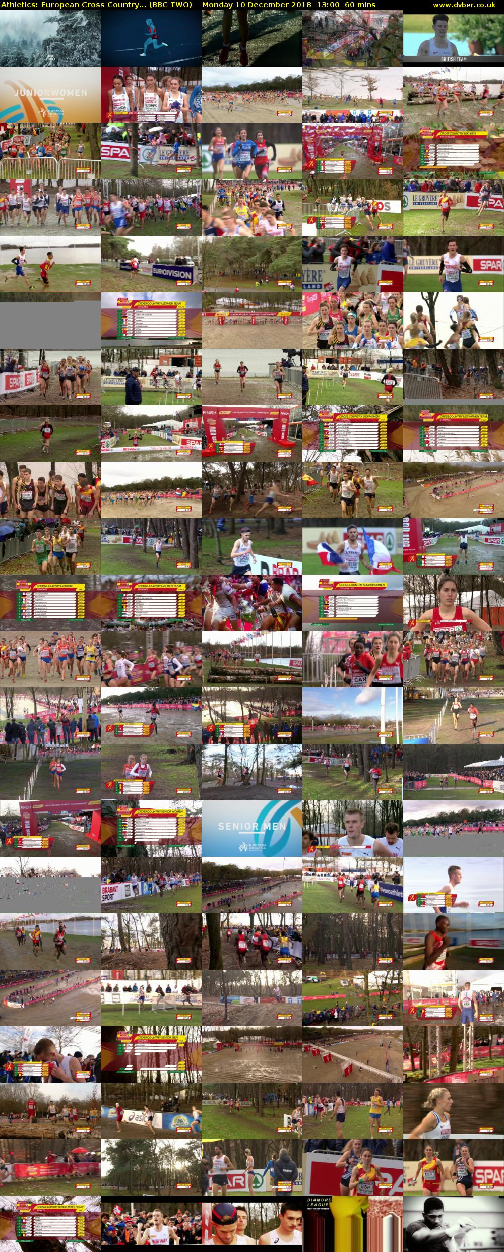 Athletics: European Cross Country... (BBC TWO) Monday 10 December 2018 13:00 - 14:00