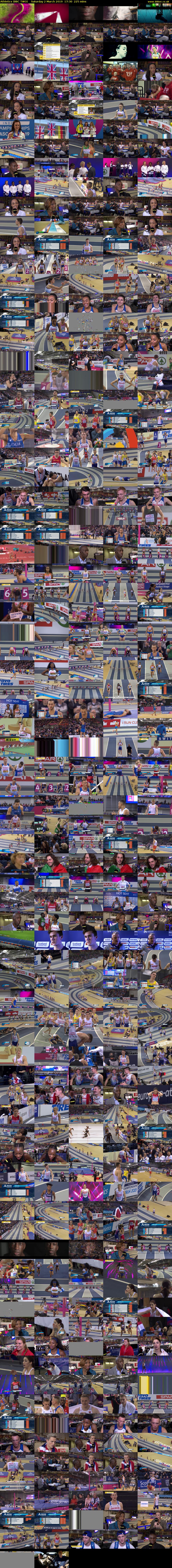 Athletics (BBC TWO) Saturday 2 March 2019 17:30 - 21:15
