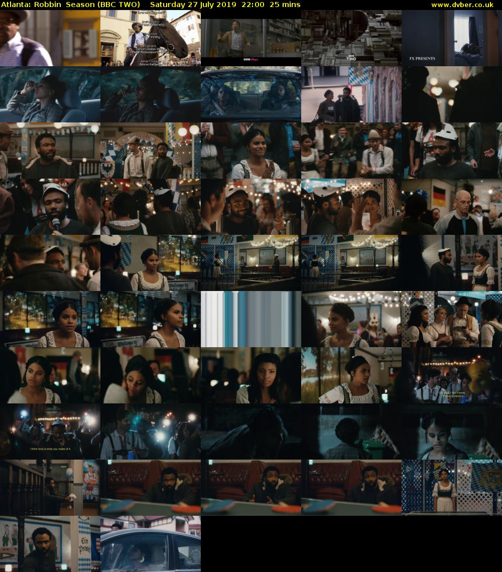 Atlanta: Robbin Season (BBC TWO) Saturday 27 July 2019 22:00 - 22:25