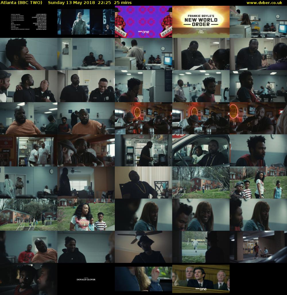 Atlanta (BBC TWO) Sunday 13 May 2018 22:25 - 22:50