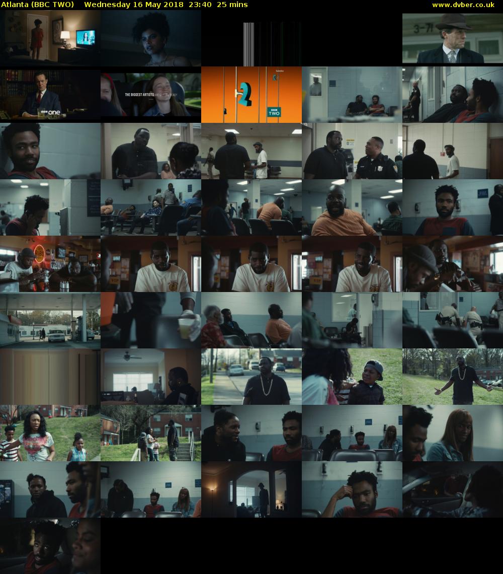 Atlanta (BBC TWO) Wednesday 16 May 2018 23:40 - 00:05
