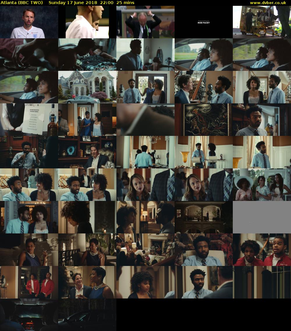 Atlanta (BBC TWO) Sunday 17 June 2018 22:00 - 22:25