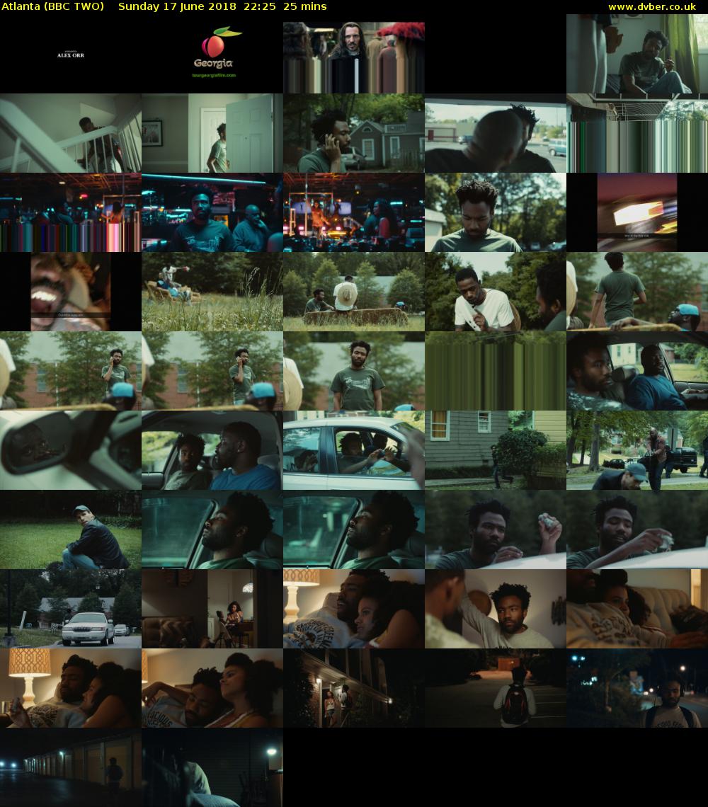 Atlanta (BBC TWO) Sunday 17 June 2018 22:25 - 22:50