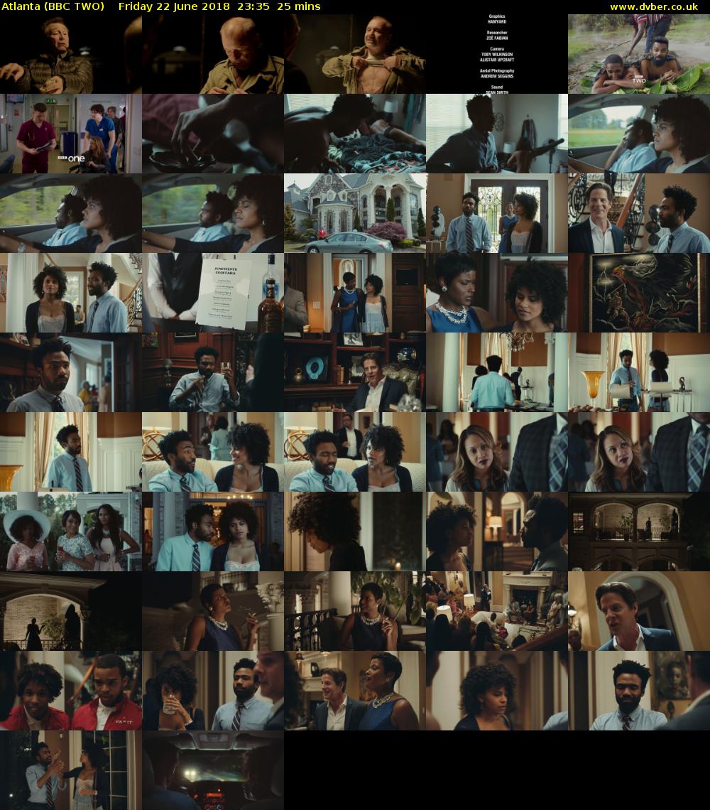 Atlanta (BBC TWO) Friday 22 June 2018 23:35 - 00:00