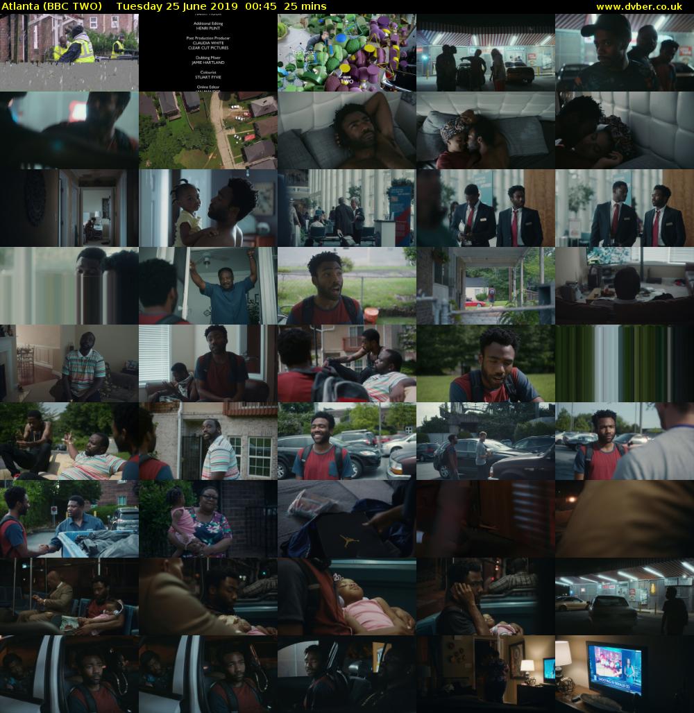 Atlanta (BBC TWO) Tuesday 25 June 2019 00:45 - 01:10
