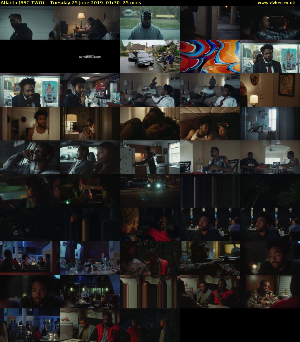 Atlanta (BBC TWO) Tuesday 25 June 2019 01:30 - 01:55