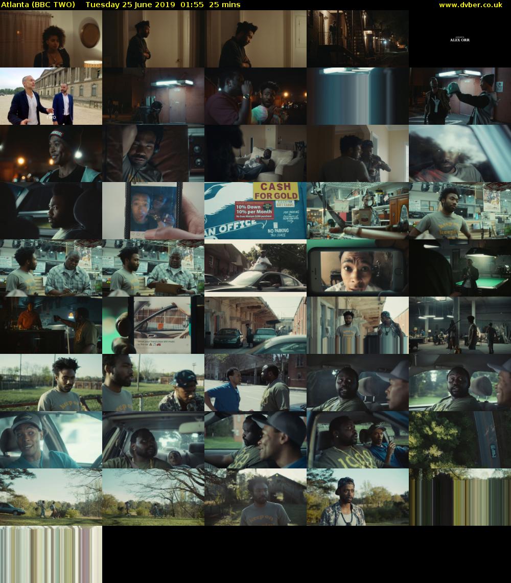 Atlanta (BBC TWO) Tuesday 25 June 2019 01:55 - 02:20