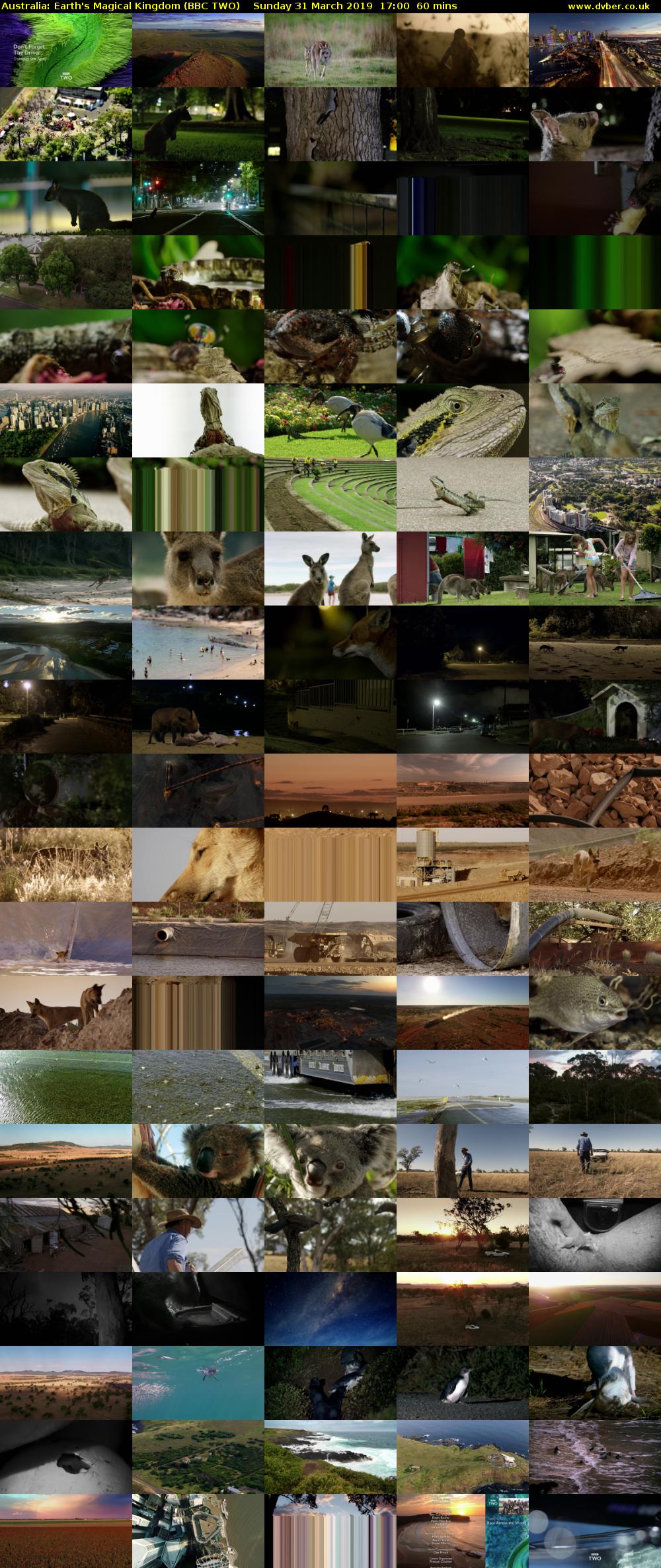 Australia: Earth's Magical Kingdom (BBC TWO) Sunday 31 March 2019 17:00 - 18:00