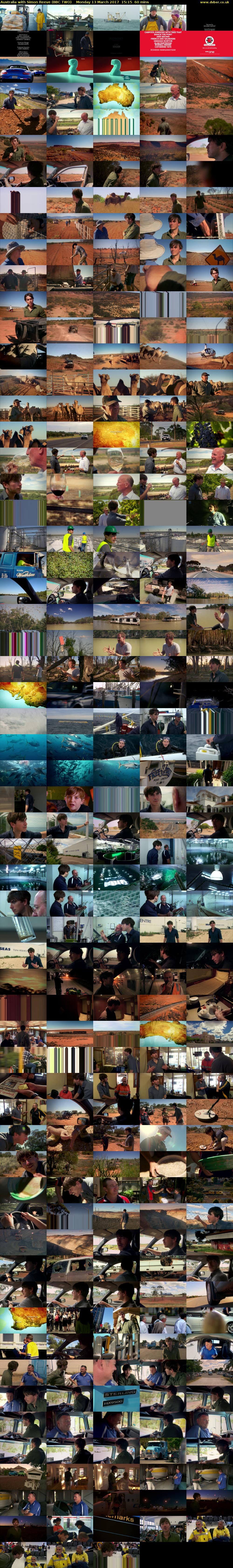 Australia with Simon Reeve (BBC TWO) Monday 13 March 2017 15:15 - 16:15
