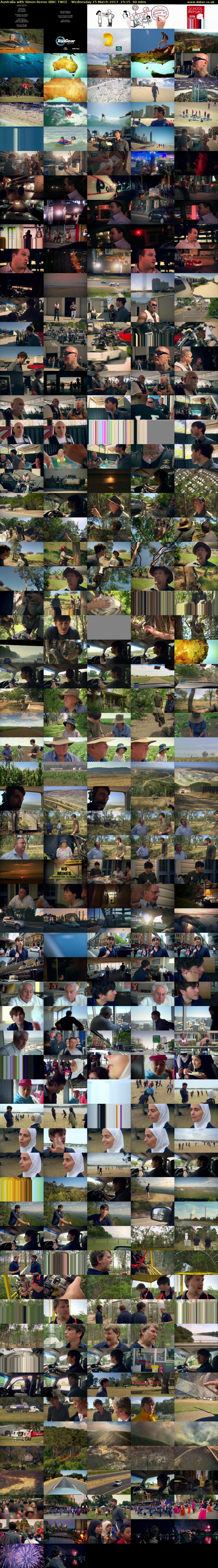 Australia with Simon Reeve (BBC TWO) Wednesday 15 March 2017 15:15 - 16:15