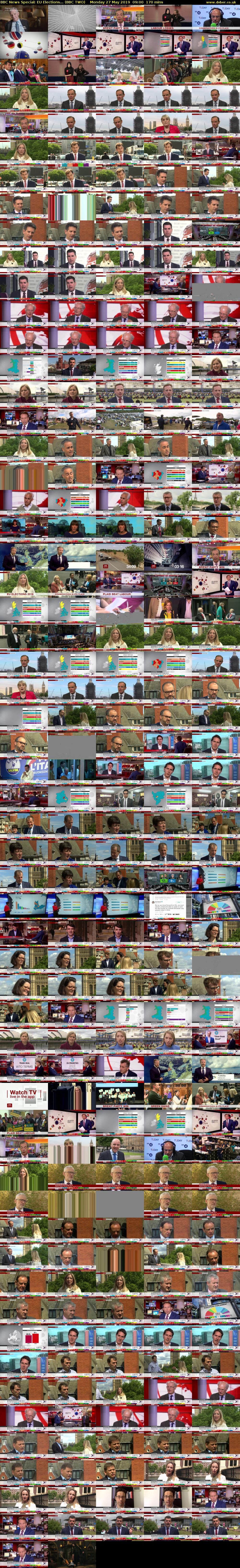 BBC News Special: EU Elections... (BBC TWO) Monday 27 May 2019 09:00 - 11:50