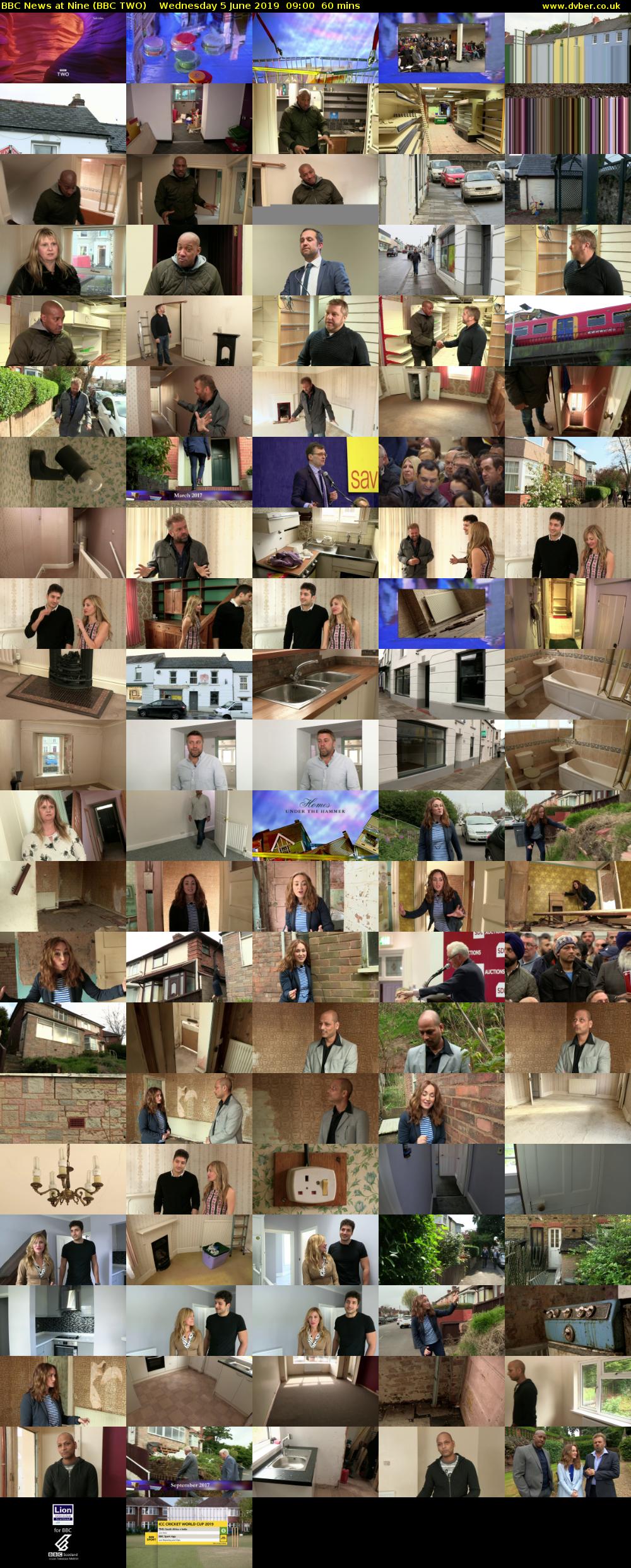BBC News at Nine (BBC TWO) Wednesday 5 June 2019 09:00 - 10:00