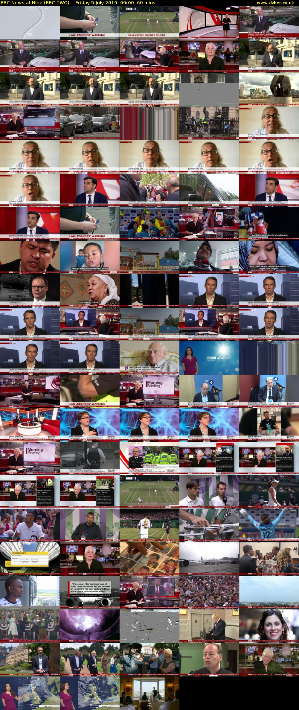 BBC News at Nine (BBC TWO) Friday 5 July 2019 09:00 - 10:00
