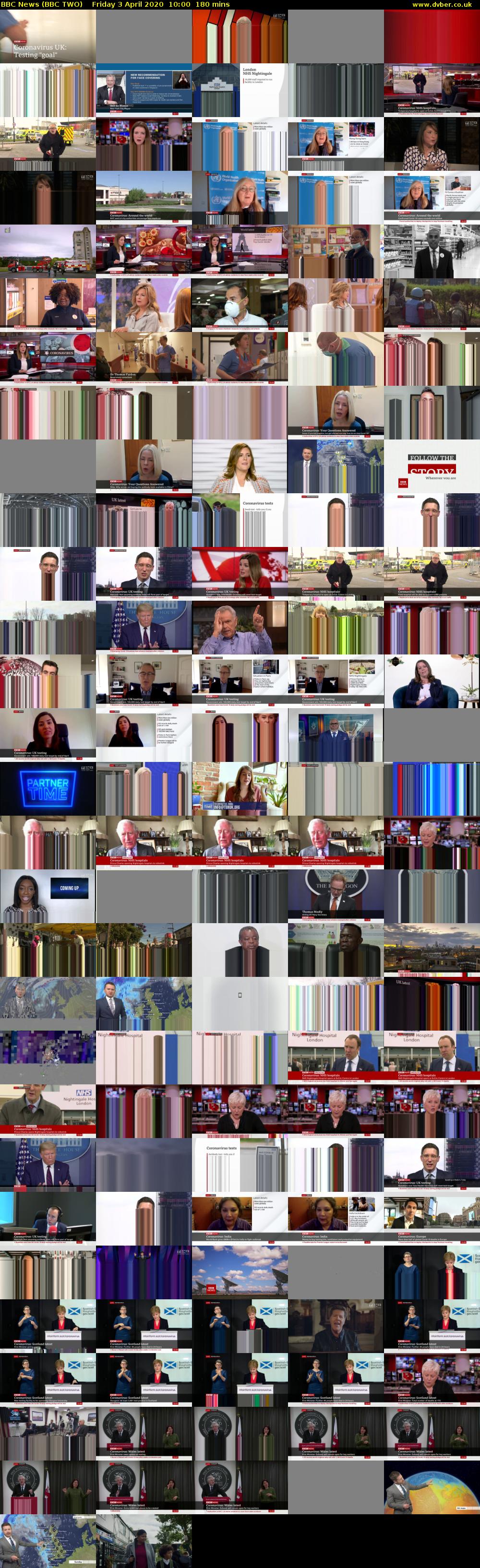 BBC News (BBC TWO) Friday 3 April 2020 10:00 - 13:00