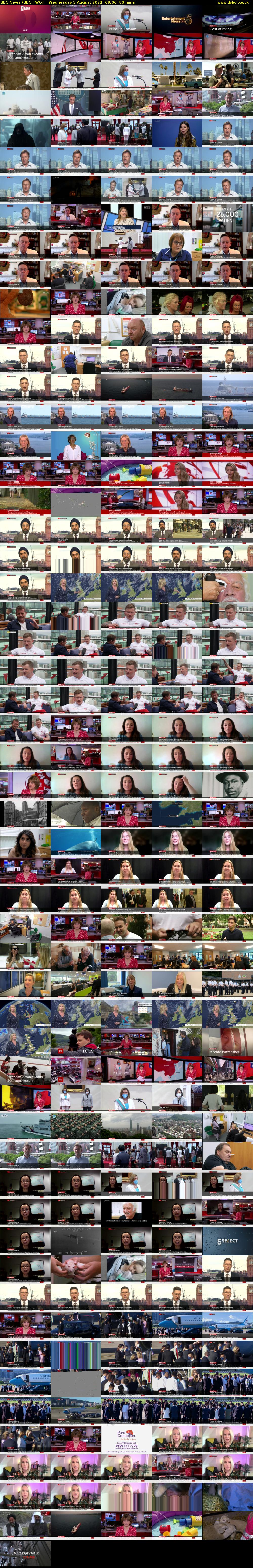 BBC News (BBC TWO) Wednesday 3 August 2022 09:00 - 10:30