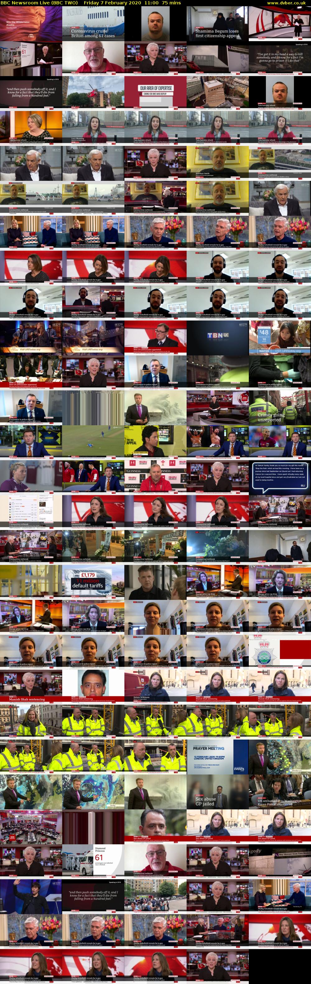 BBC Newsroom Live (BBC TWO) Friday 7 February 2020 11:00 - 12:15