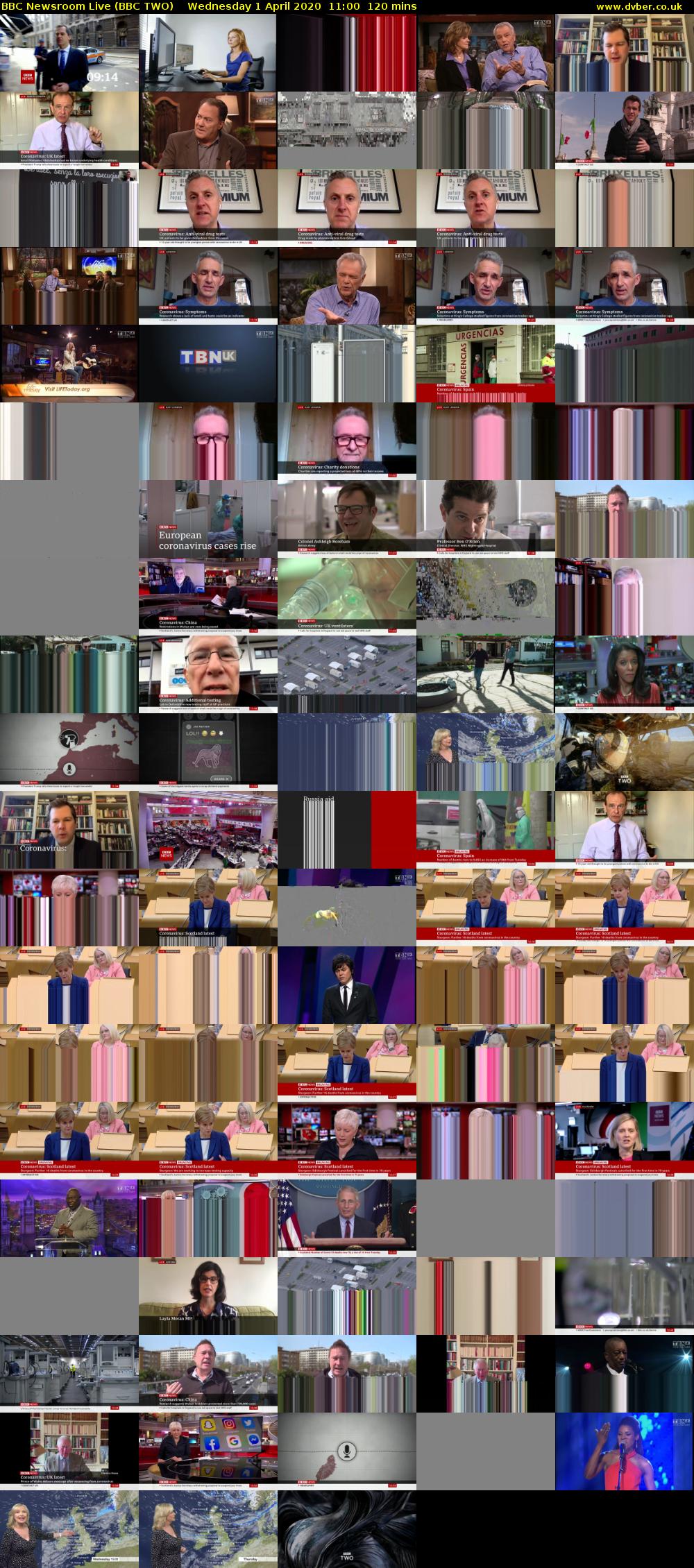 BBC Newsroom Live (BBC TWO) Wednesday 1 April 2020 11:00 - 13:00