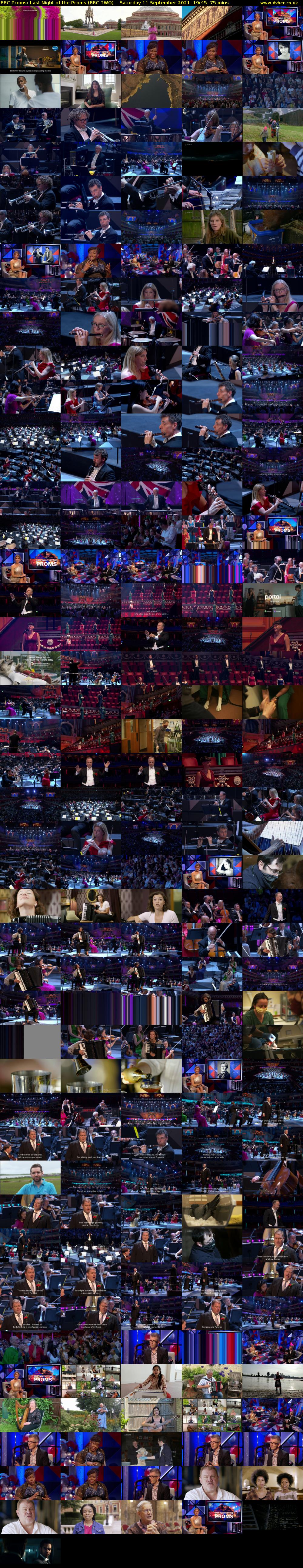 BBC Proms: Last Night of the Proms (BBC TWO) Saturday 11 September 2021 19:45 - 21:00