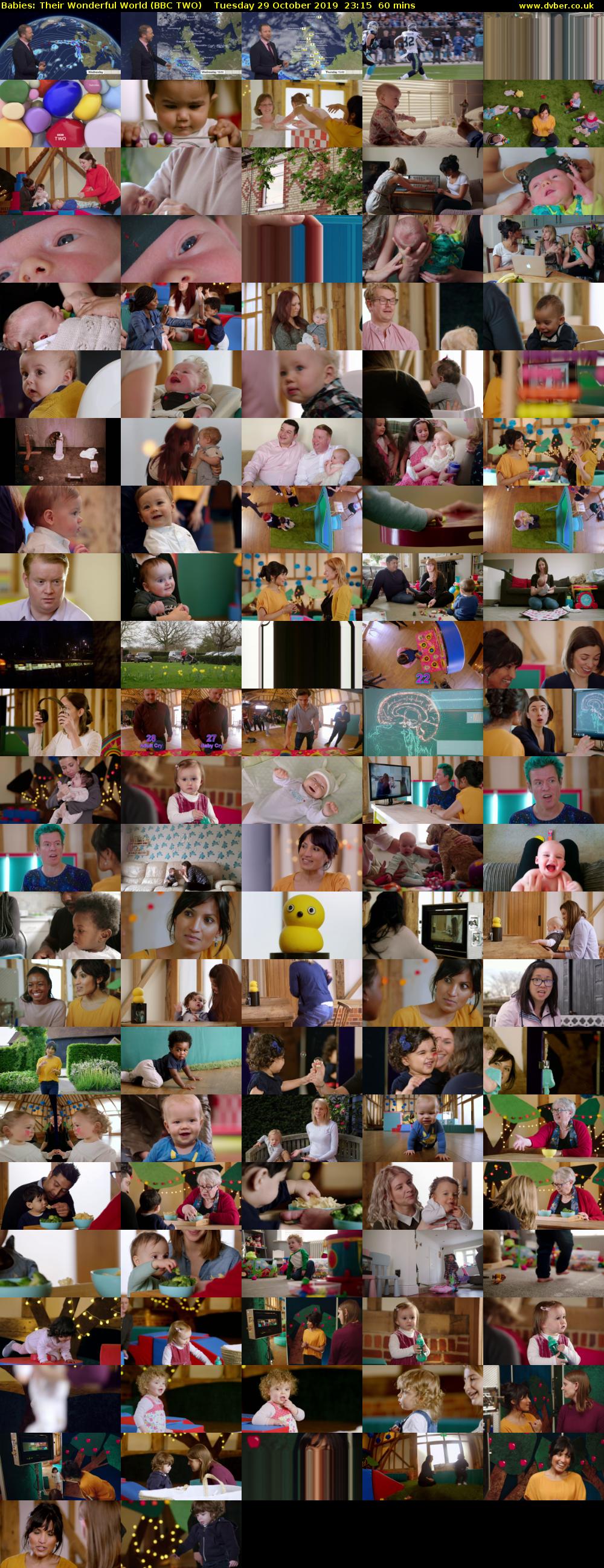Babies: Their Wonderful World (BBC TWO) Tuesday 29 October 2019 23:15 - 00:15