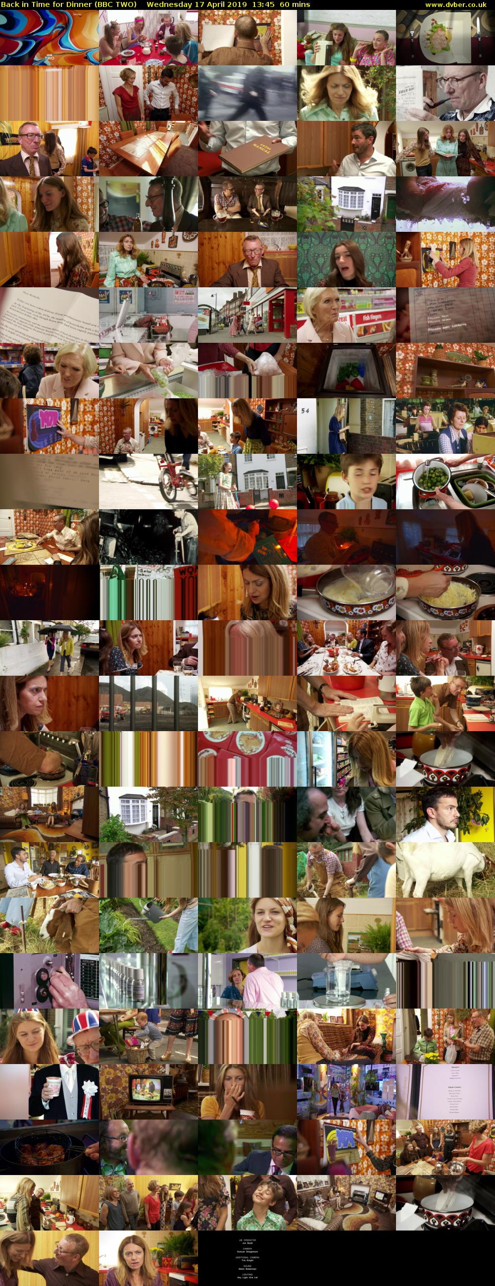 Back in Time for Dinner (BBC TWO) Wednesday 17 April 2019 13:45 - 14:45