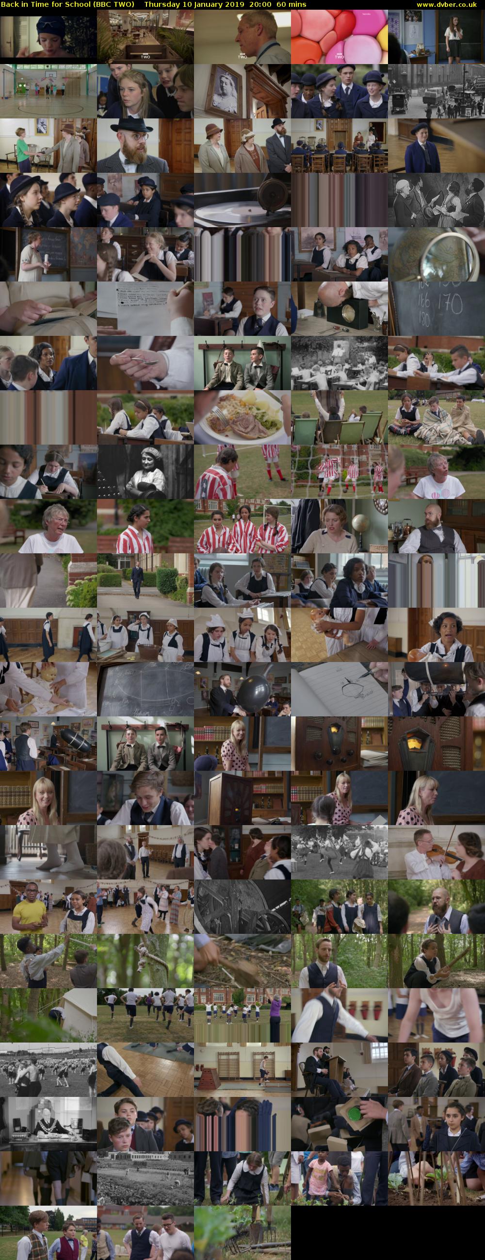 Back in Time for School (BBC TWO) Thursday 10 January 2019 20:00 - 21:00