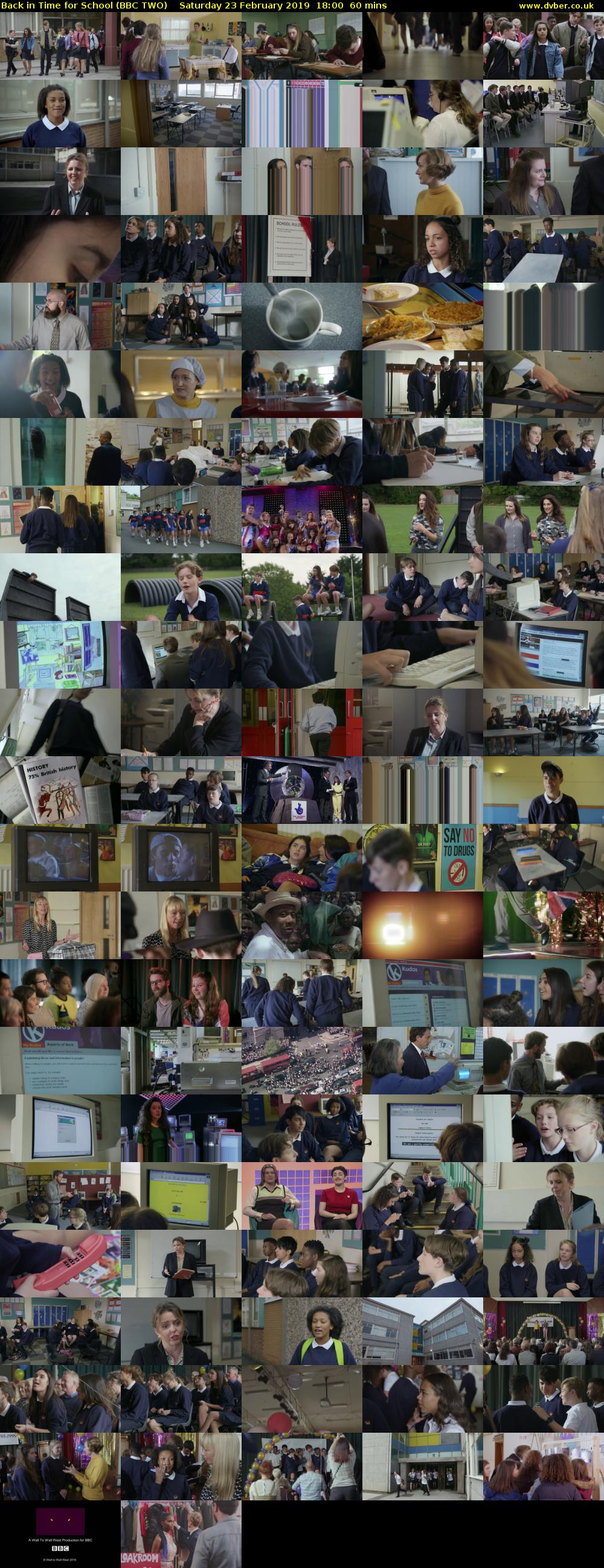 Back in Time for School (BBC TWO) Saturday 23 February 2019 18:00 - 19:00