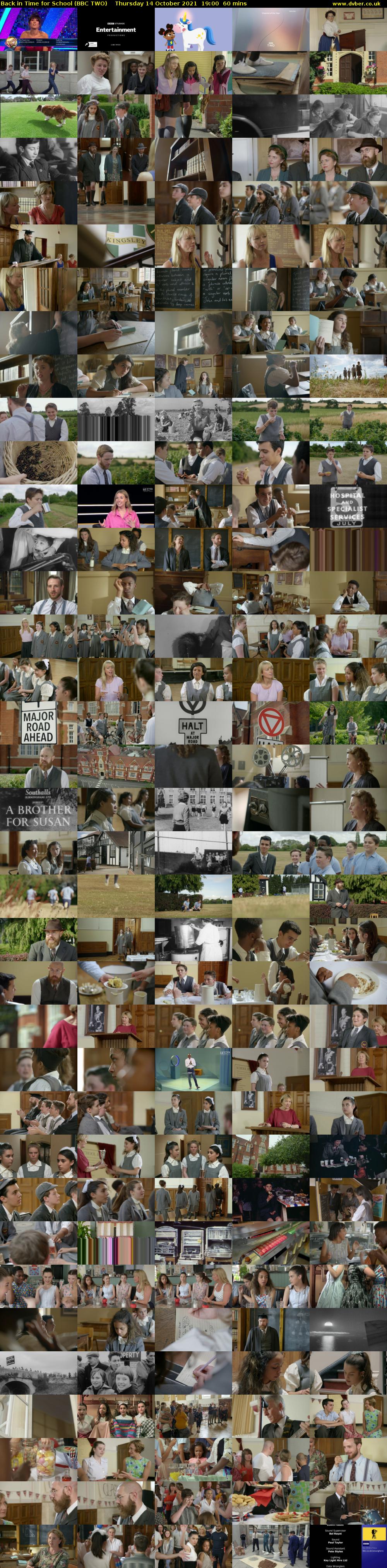 Back in Time for School (BBC TWO) Thursday 14 October 2021 19:00 - 20:00