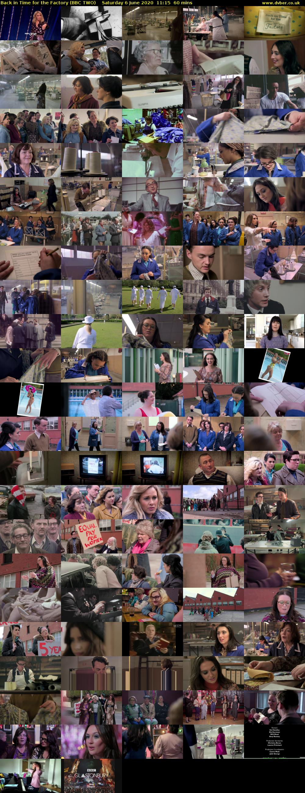 Back in Time for the Factory (BBC TWO) Saturday 6 June 2020 11:15 - 12:15