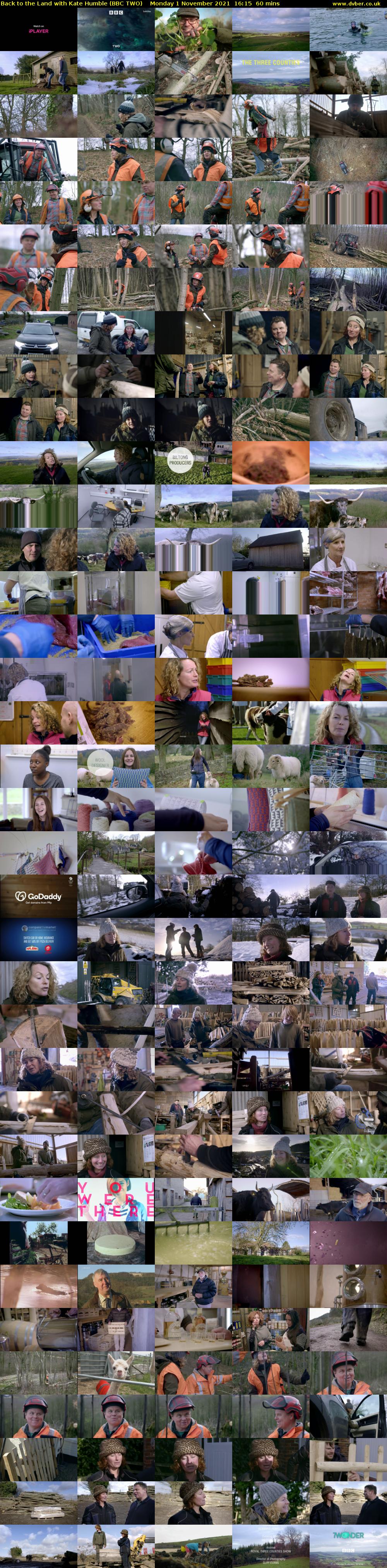 Back to the Land with Kate Humble (BBC TWO) Monday 1 November 2021 16:15 - 17:15