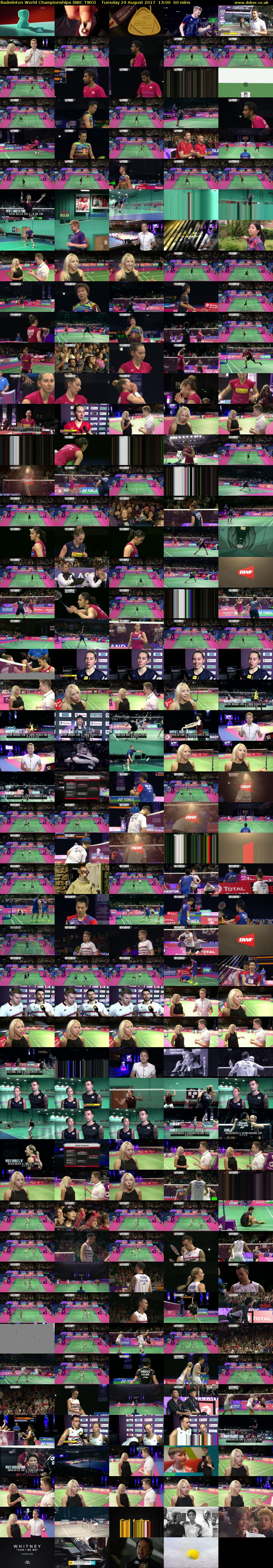 Badminton World Championships (BBC TWO) Tuesday 29 August 2017 13:00 - 14:00