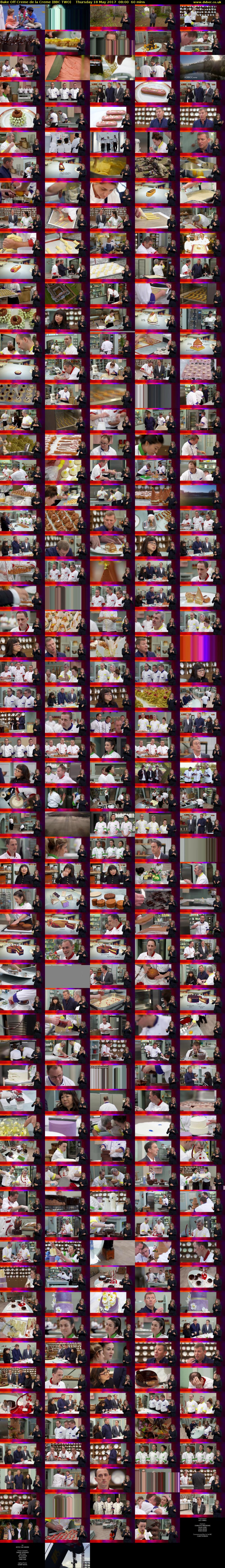 Bake Off Creme de la Creme (BBC TWO) Thursday 18 May 2017 08:00 - 09:00