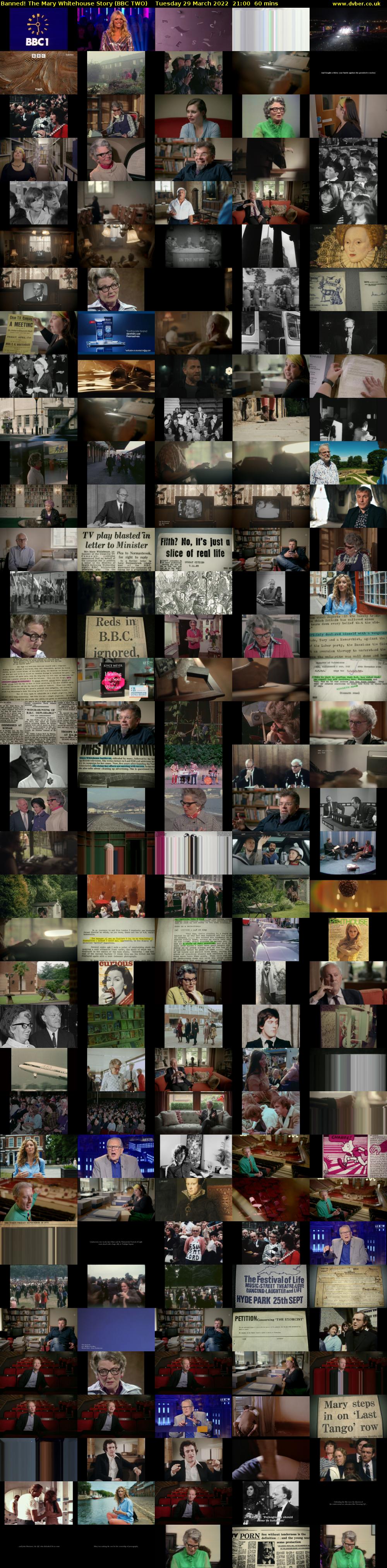 Banned! The Mary Whitehouse Story (BBC TWO) Tuesday 29 March 2022 21:00 - 22:00