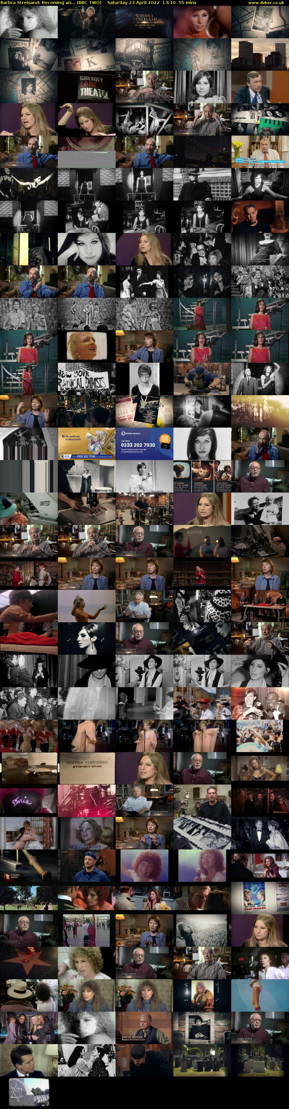 Barbra Streisand: Becoming an... (BBC TWO) Saturday 23 April 2022 13:10 - 14:05
