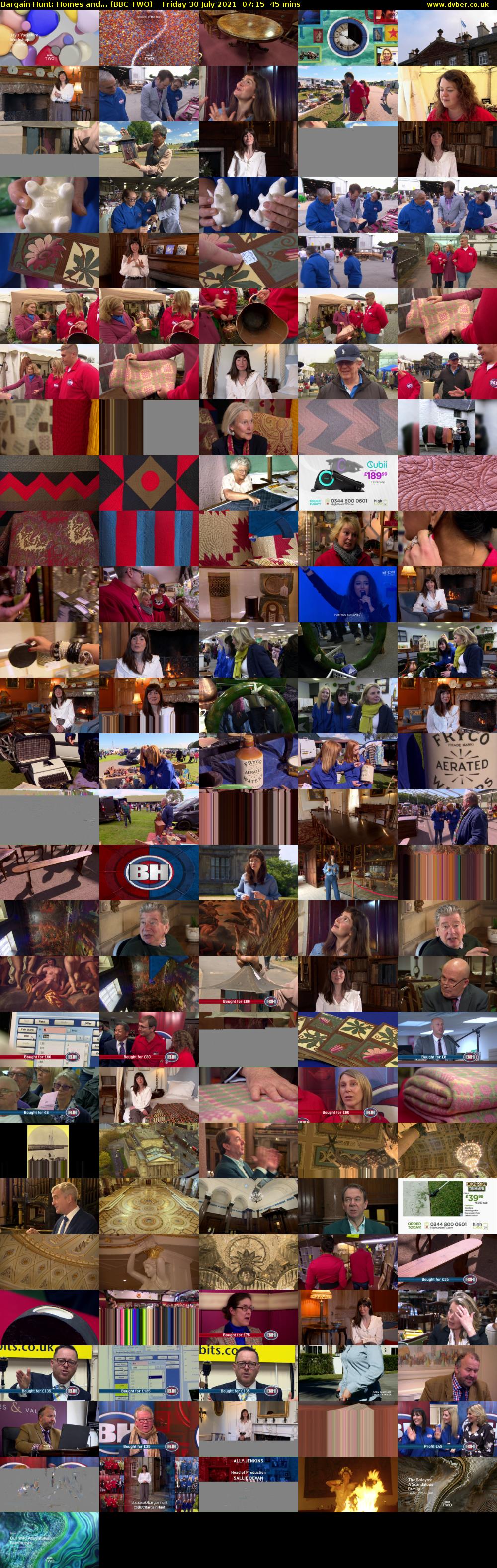 Bargain Hunt: Homes and... (BBC TWO) Friday 30 July 2021 07:15 - 08:00
