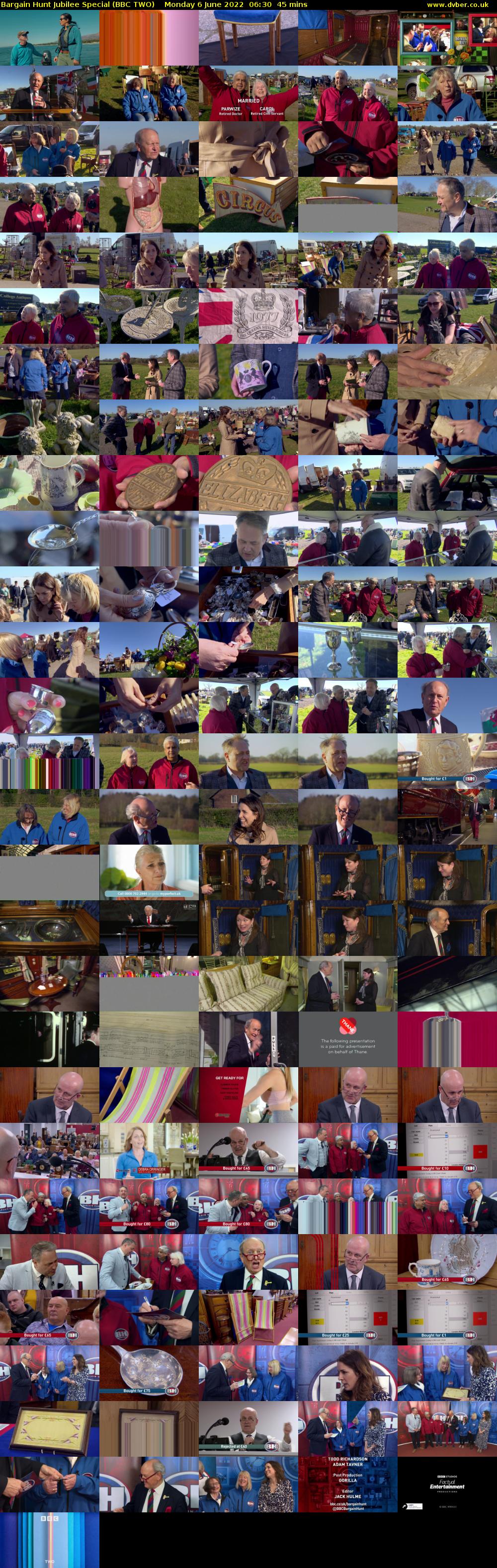 Bargain Hunt Jubilee Special (BBC TWO) Monday 6 June 2022 06:30 - 07:15