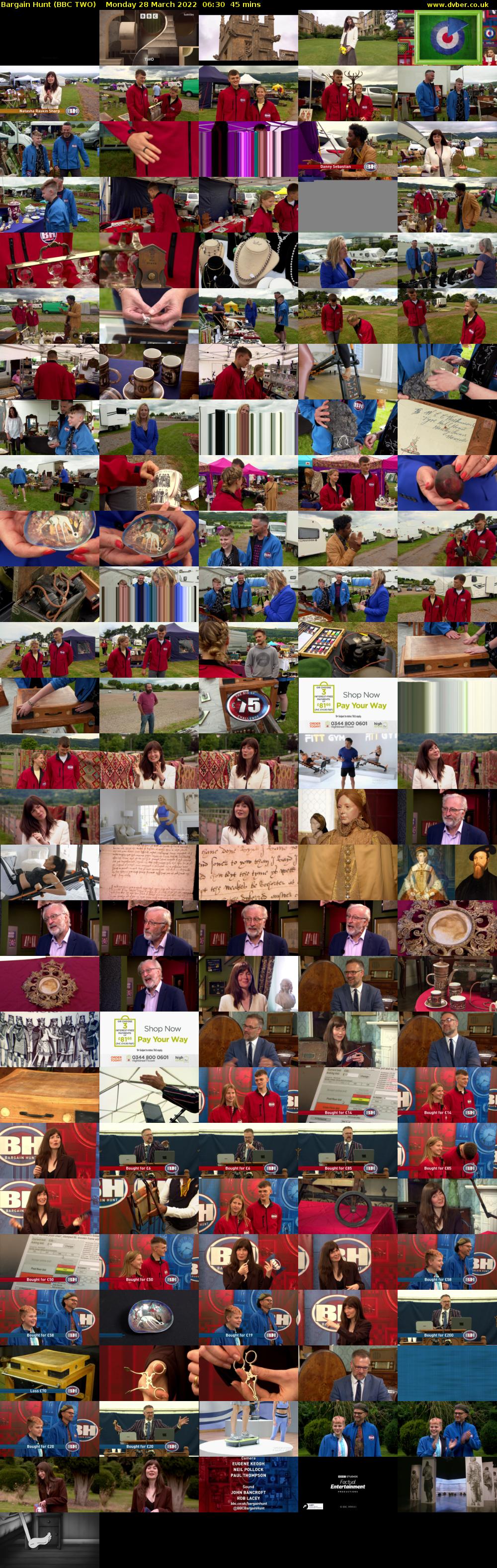 Bargain Hunt (BBC TWO) Monday 28 March 2022 06:30 - 07:15